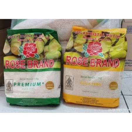 

Rose Brand Gula Pasir Murni kemasan 1 kg Khusus Jatim