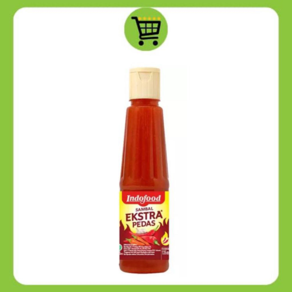 

•DailyMart• Indofood Saus Sambal Extra Pedas 135ml | Saos Sambal Extra Pedas Indofood