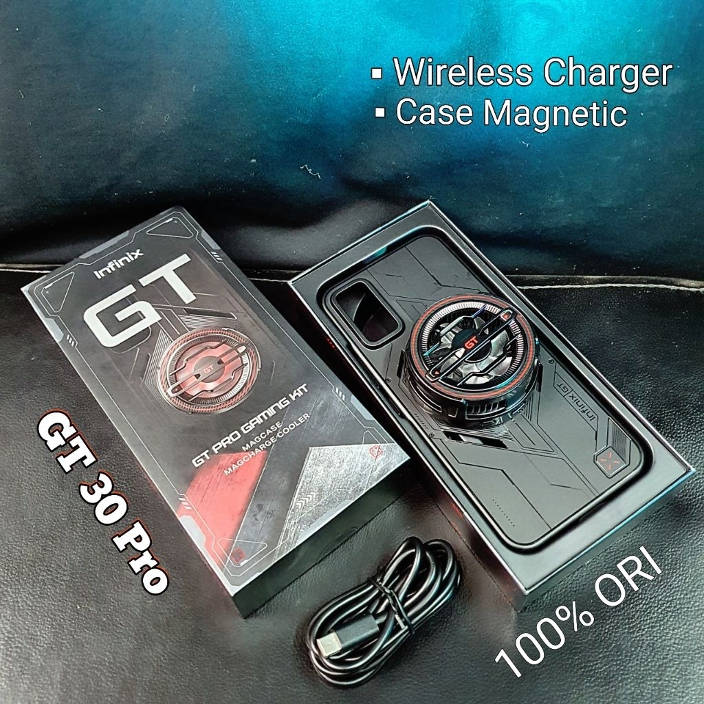Cooler infinix GT 30 Pro wireless || Softcase Magnetic || Cooler Wireless Charger || Pendingin Hp Ma