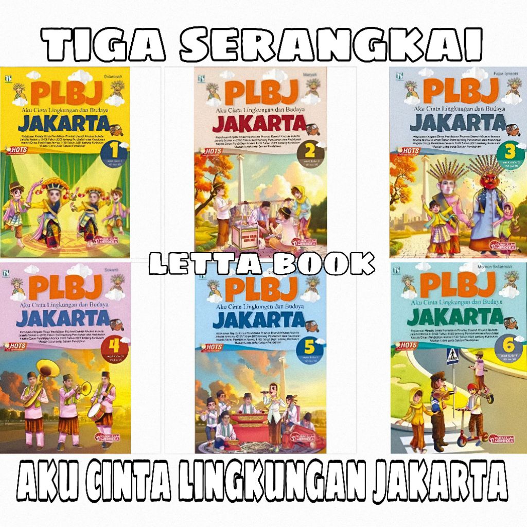BUKU PLBJ TIGA SERANGKAI KELAS 1 2 3 4 5 6 SD/MI KURIKULUM MERDEKA