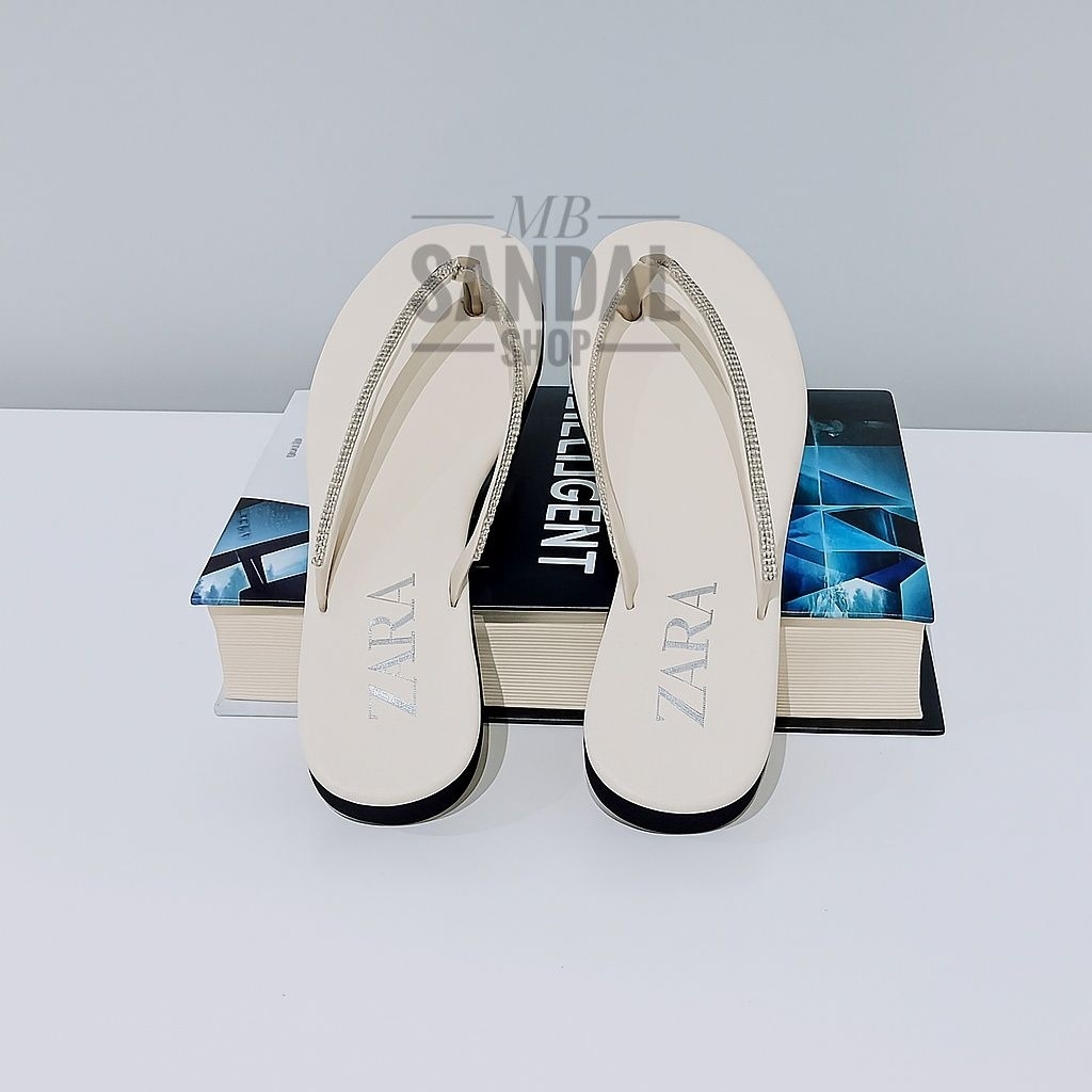 Sandal Jepit Wanita Teplek Zara kekinian