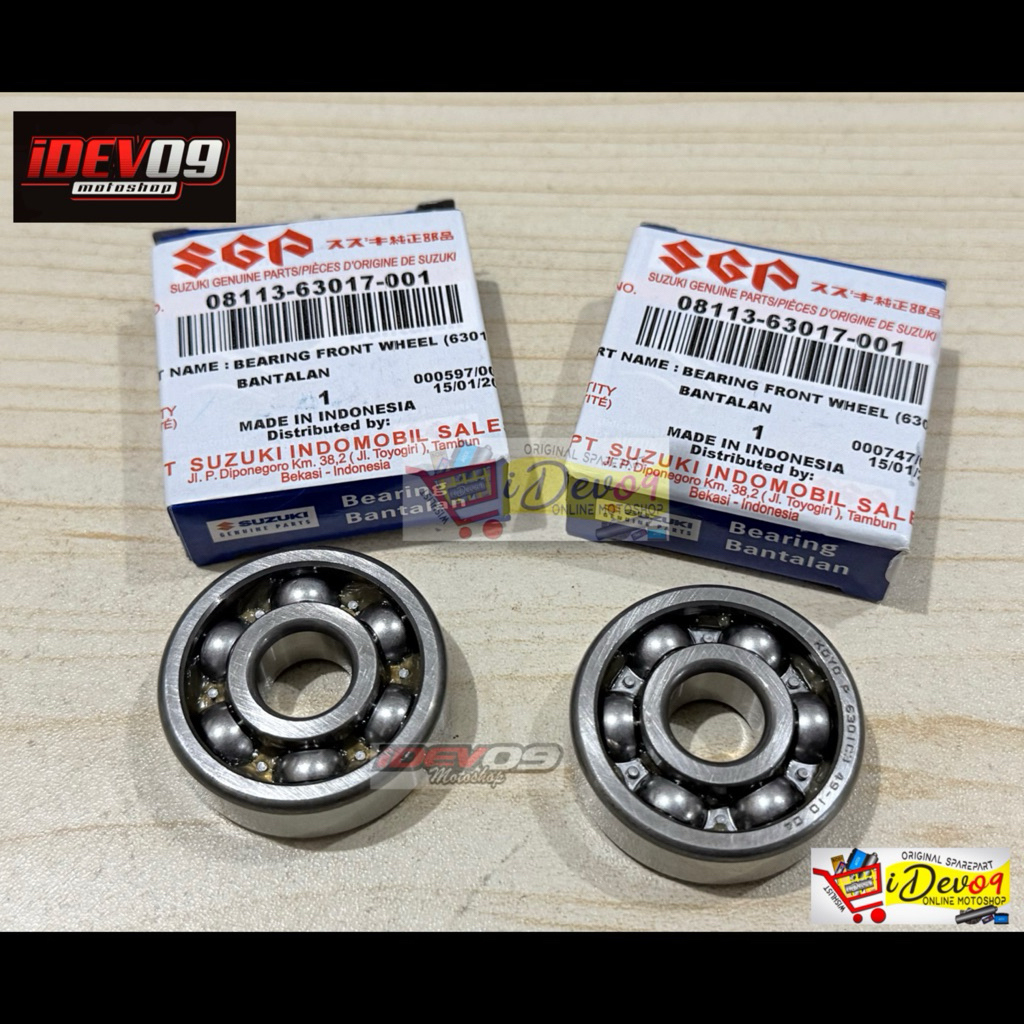 Bearing 6301 Klaher Velg Roda Depan Satria Fu Karbu Satria Fu FI  Raider FI SGP