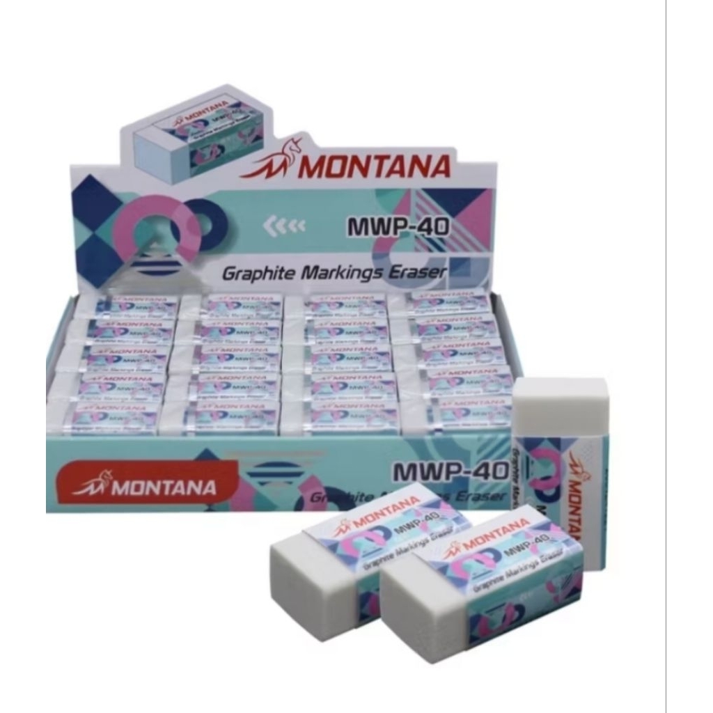 

Penghapus Pensil Montana Putih MWP-40/ harga perpcs