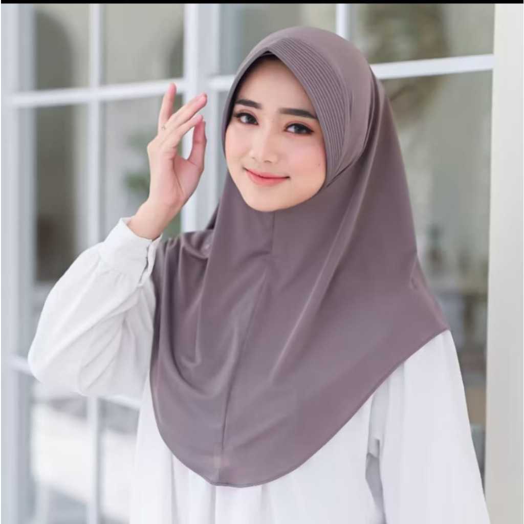 Hijab bergo instan SIZE S | hijab sport | hijab sekolah | hijab santai | hijab kerja