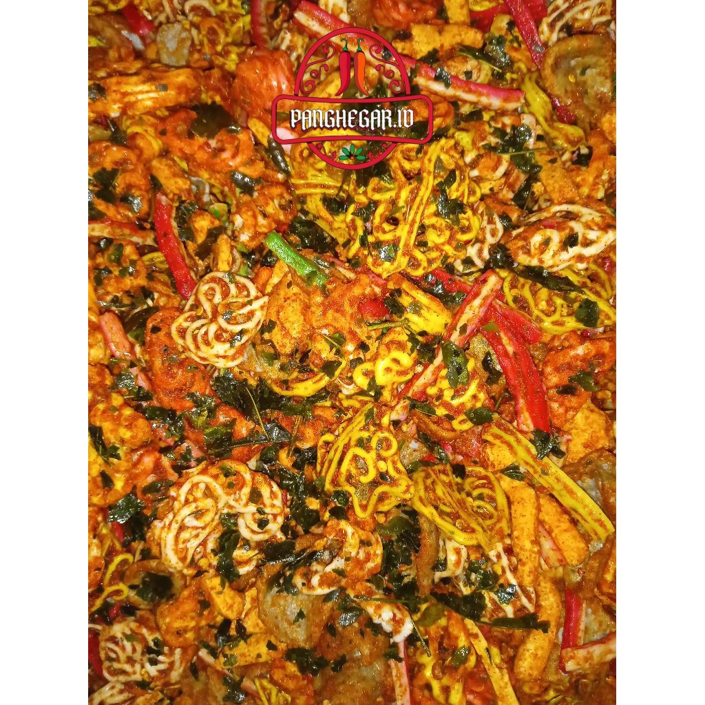 

Seblak campur cikruh 1kg cemilan instan pedas daun jeruk