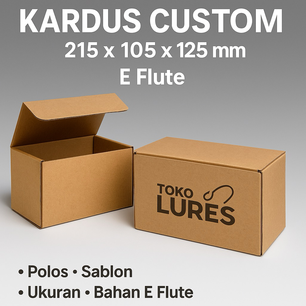 

Kardus E Flute | Polos / Sablon |box kardus box produk