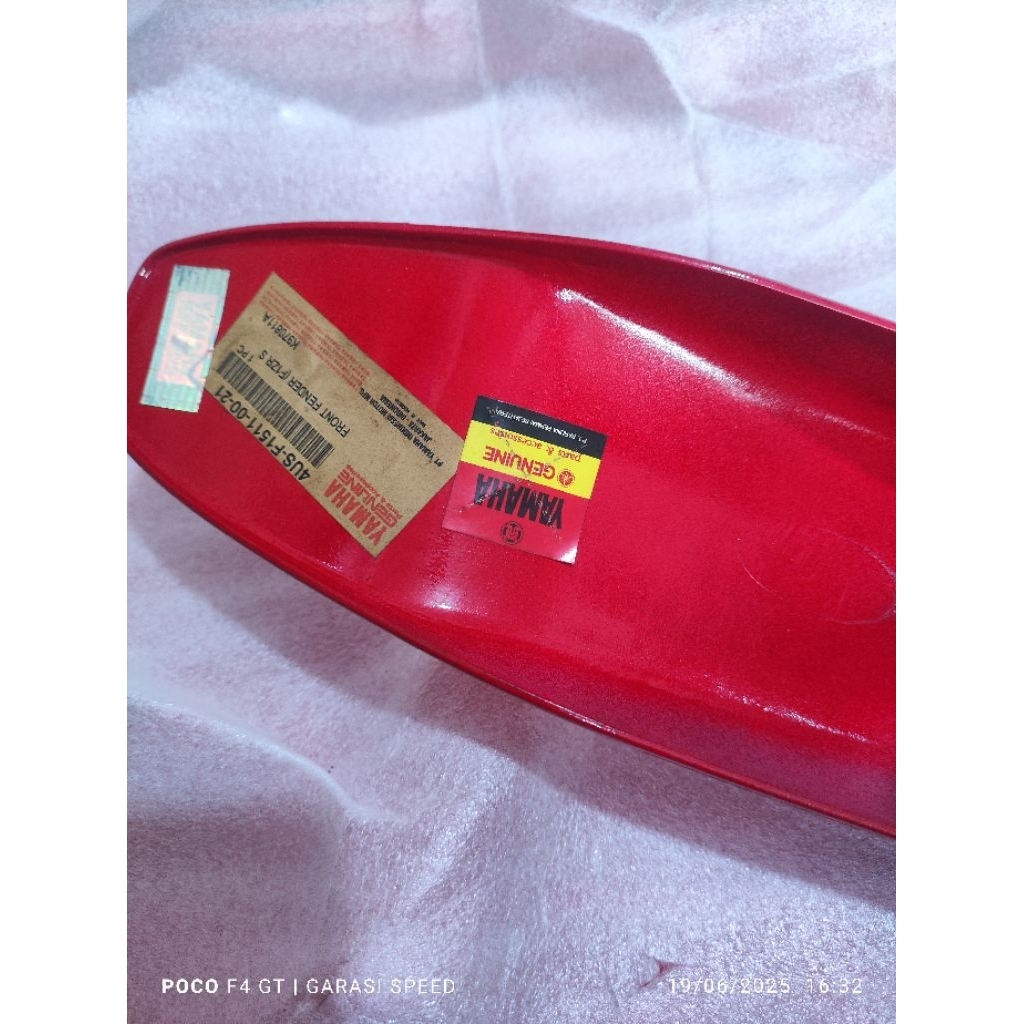 Spakbor depan yamaha f1zr original merah