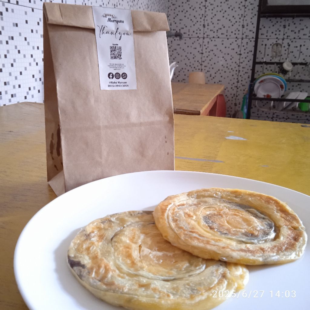 

Roti Maryam Baba Maryam ukuran 12cm isi 5 (lebih tipis)