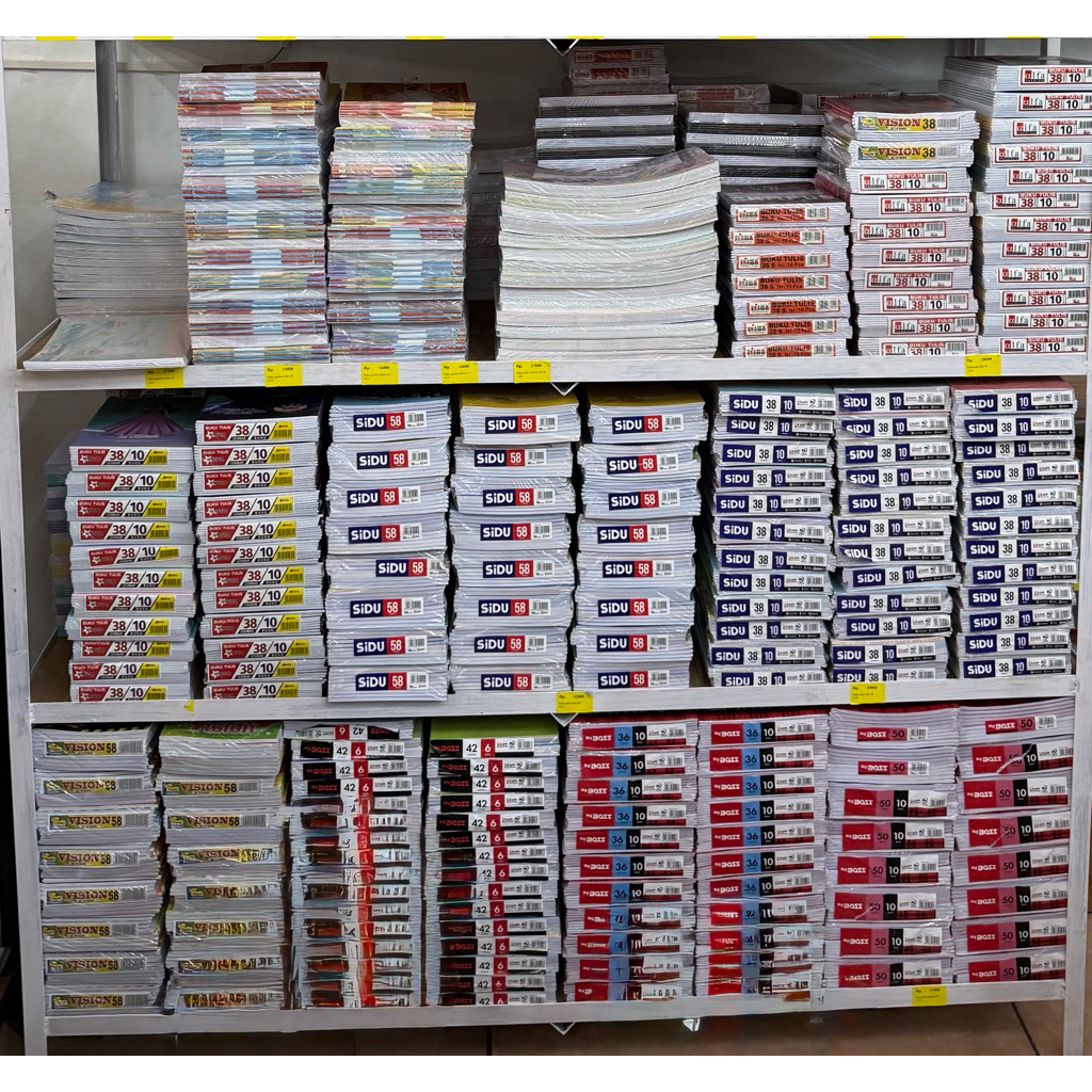 

1pak Buku Sidu 38 / sinar dunia buku tulis