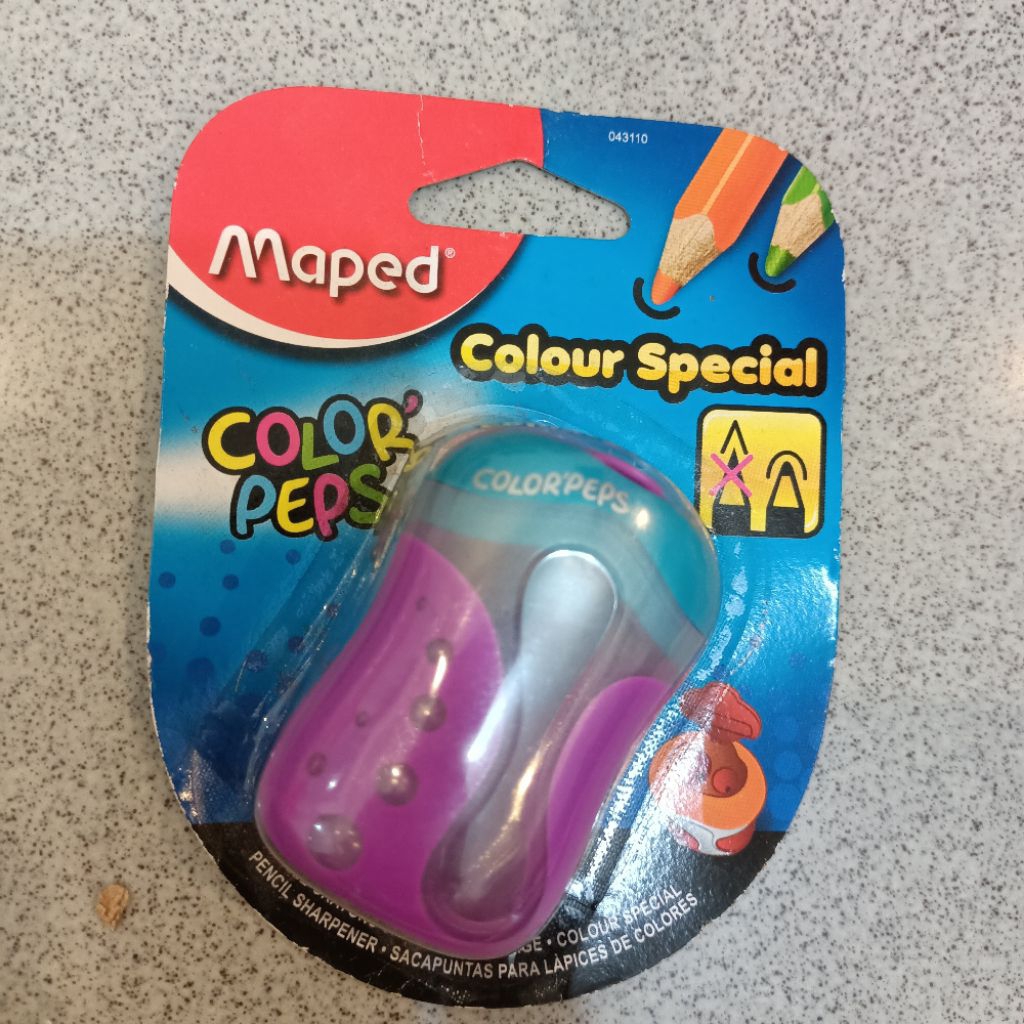 

Sleper rautan MAPED color peps pencil sharpener 2 hole 2 lubang
