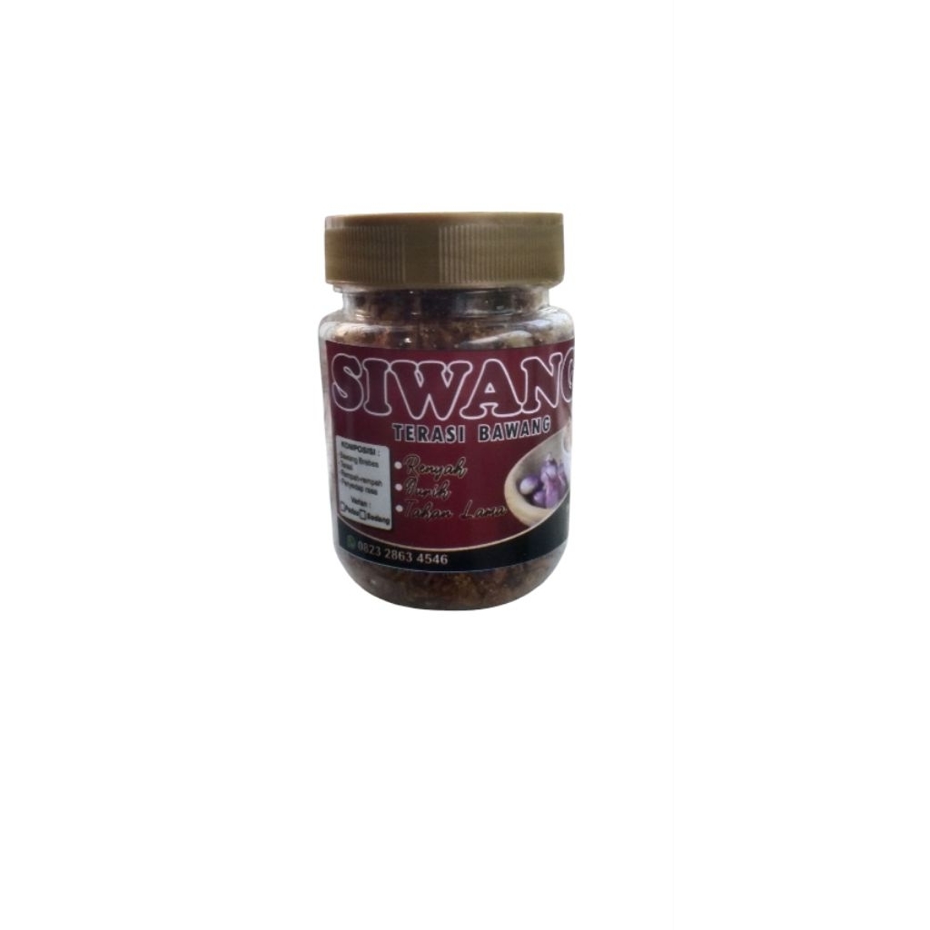 

Siwang Terasi bawang khas Cirebon kemasan toples 200ml