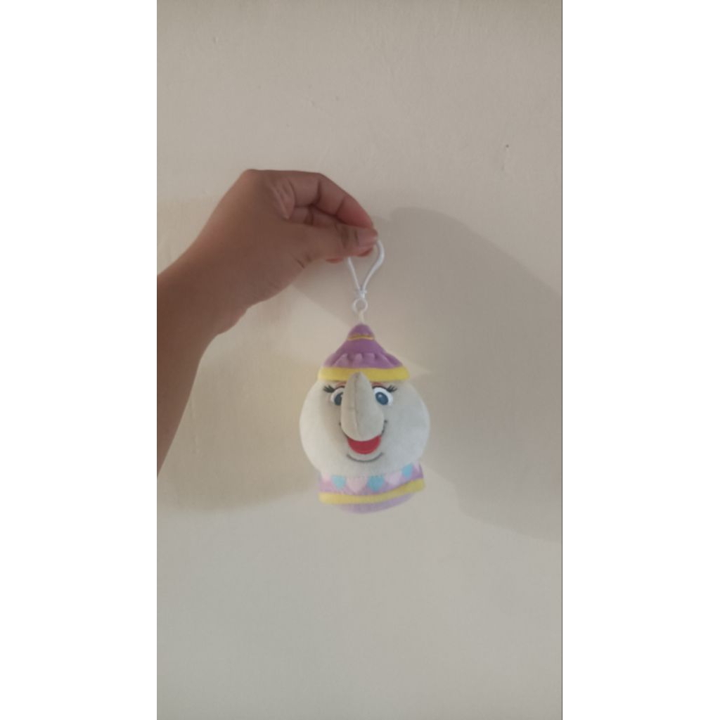 Gantungan Kunci / Ganci / Gantungan Tas Teko Beauty and The Beast Ori Disney (Rare) Langka