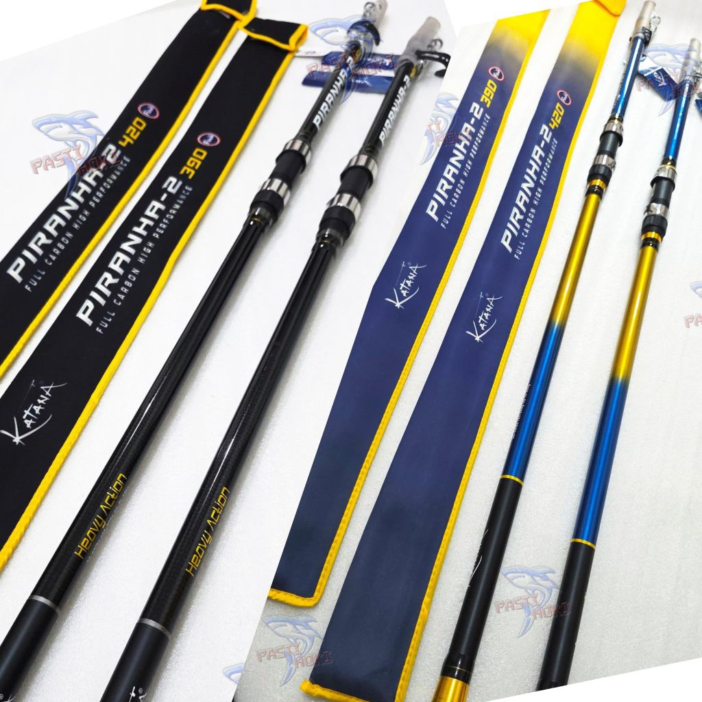 Joran Pancing Pasiran Piranha Katana 390 420 CINCIN FUJI / Joran TELESKOPIK