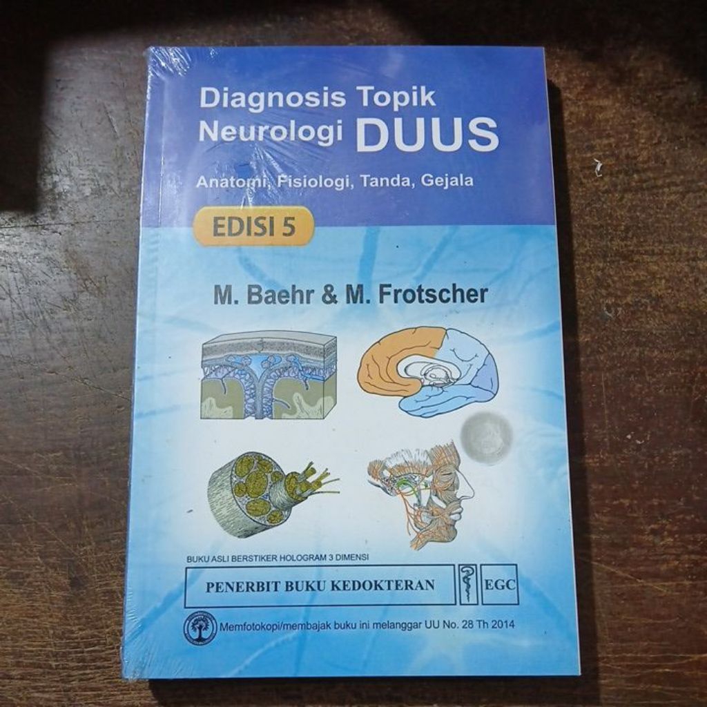 Buku Original Diagnosis Topik Neurologi DUUS Anatomi, Fisiologi, Tanda, Gejala ~ EGC