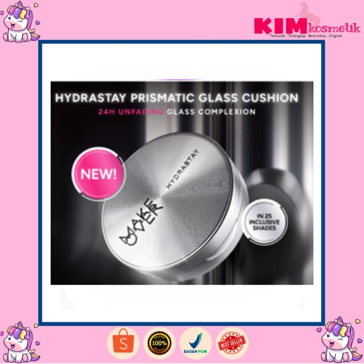 MAKE OVER Hydrastay Prismatic Glass Cushion - Cushion - make over Cushion (new)