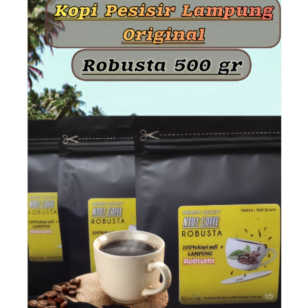 

Kopi Original Robusta Pesisir Lampung 500gr