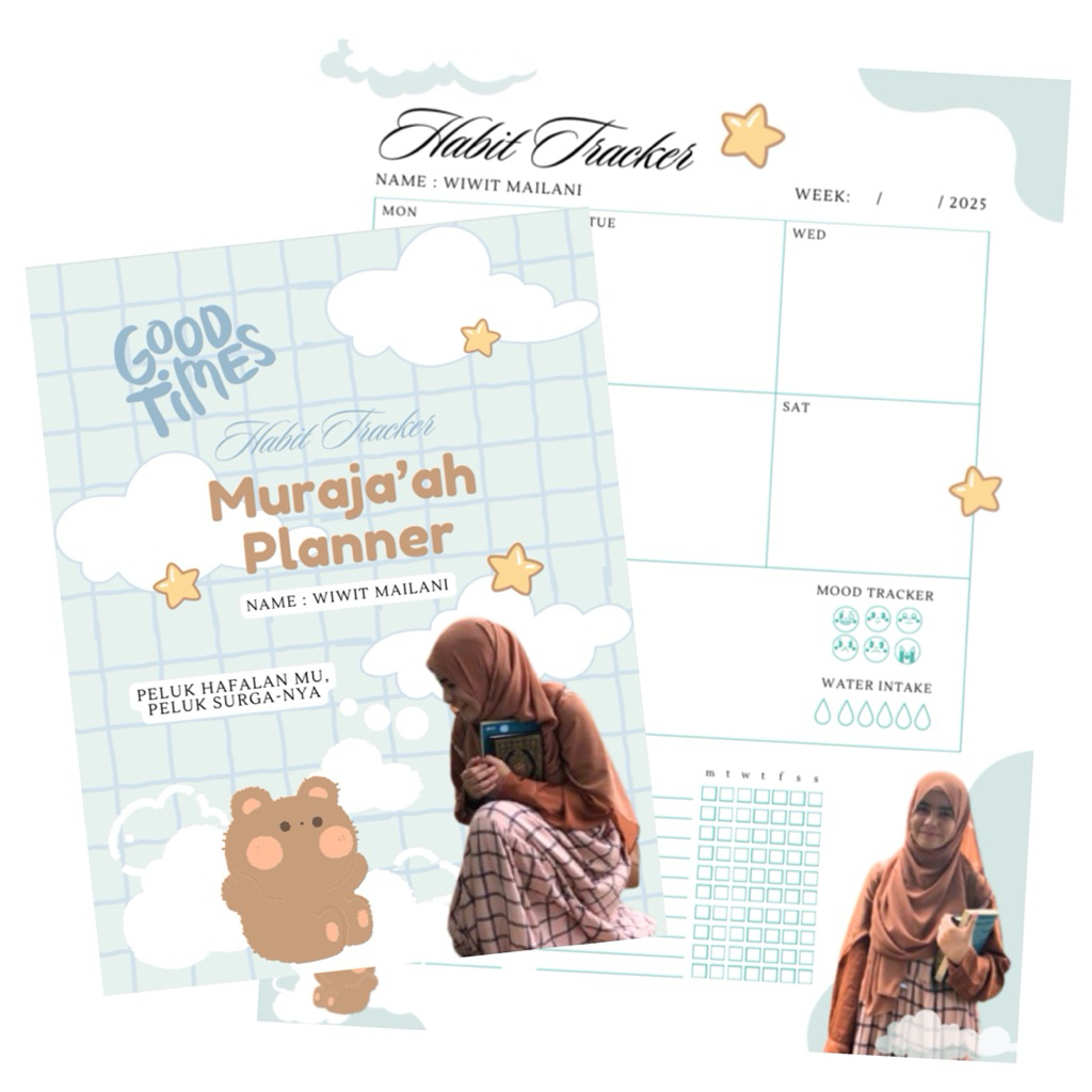 

@retime_id [COSTUM] Muraja'ah Planner ukuran A4 dengan habit tracker per hari selama setahun