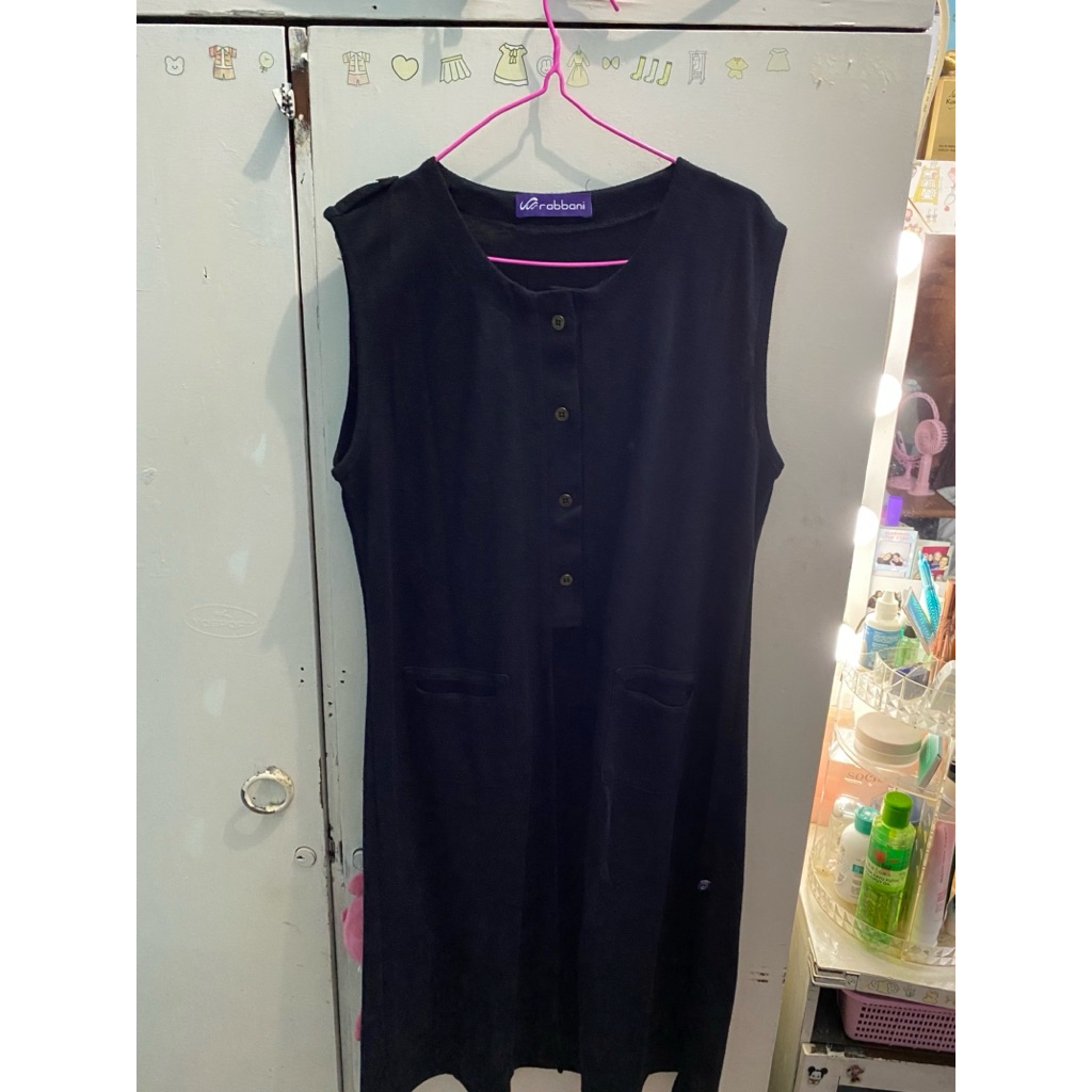 (Preloved) Outer hitam Rabbani