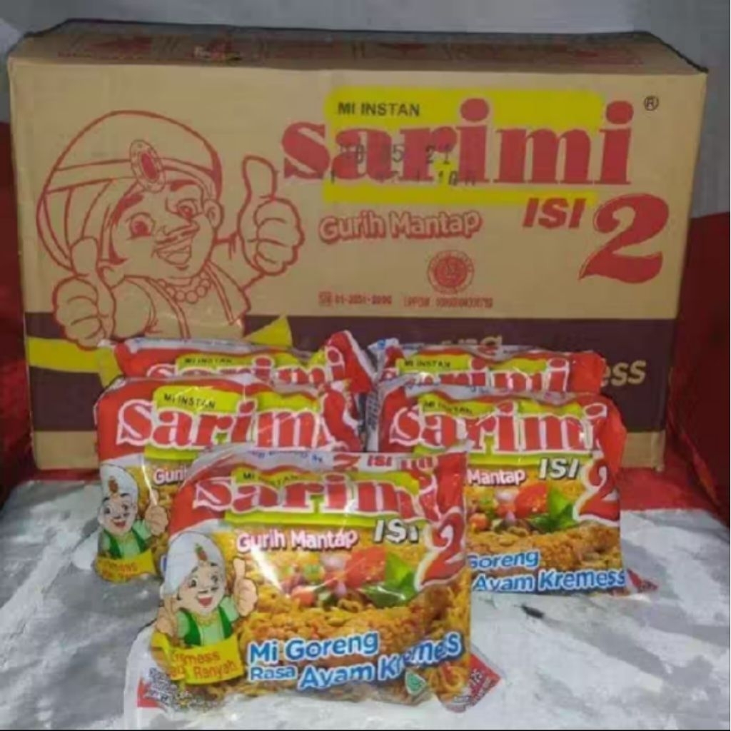 

Sarimi Isi 2/Mie Goreng Ayam Kremes/1 Dus/Isi 24 pcs