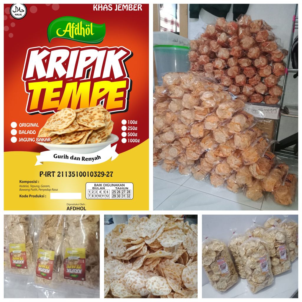 

kripik tempe khas jember