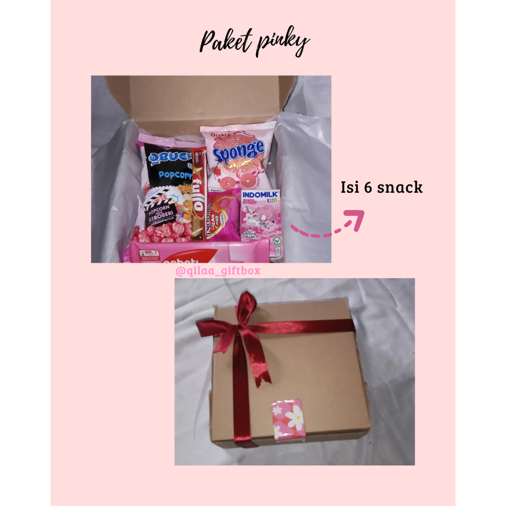 

Snack gift box/Kado ulang tahun/Wisuda/Gift box