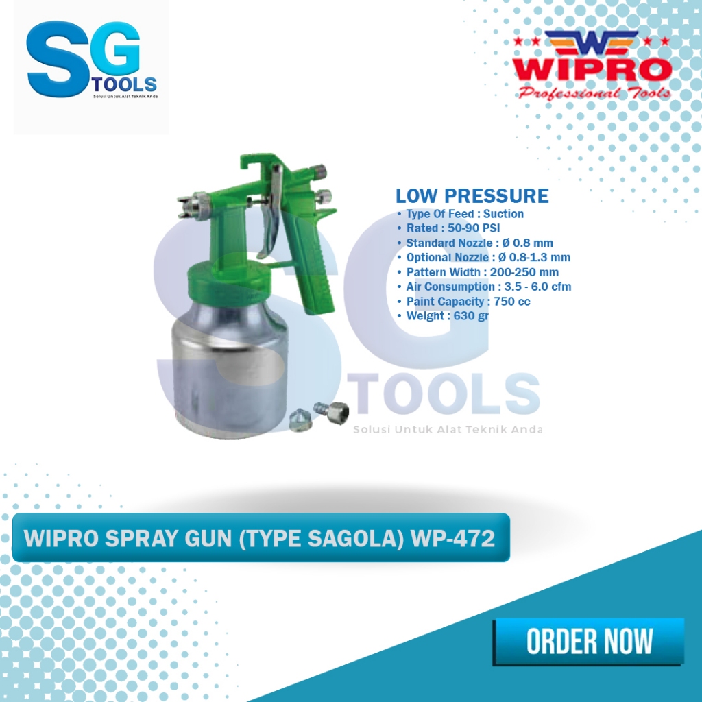 Wipro spray gun model sagola WP-472 - alat semprot cat model sagola