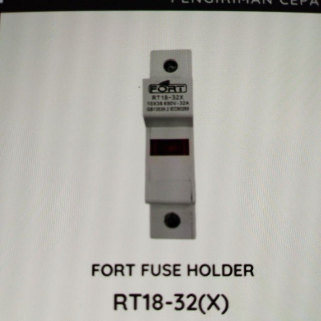 DIN RAIL REL MOUNTING FUSE HOLDER WITH LAMP RT18-32(X)