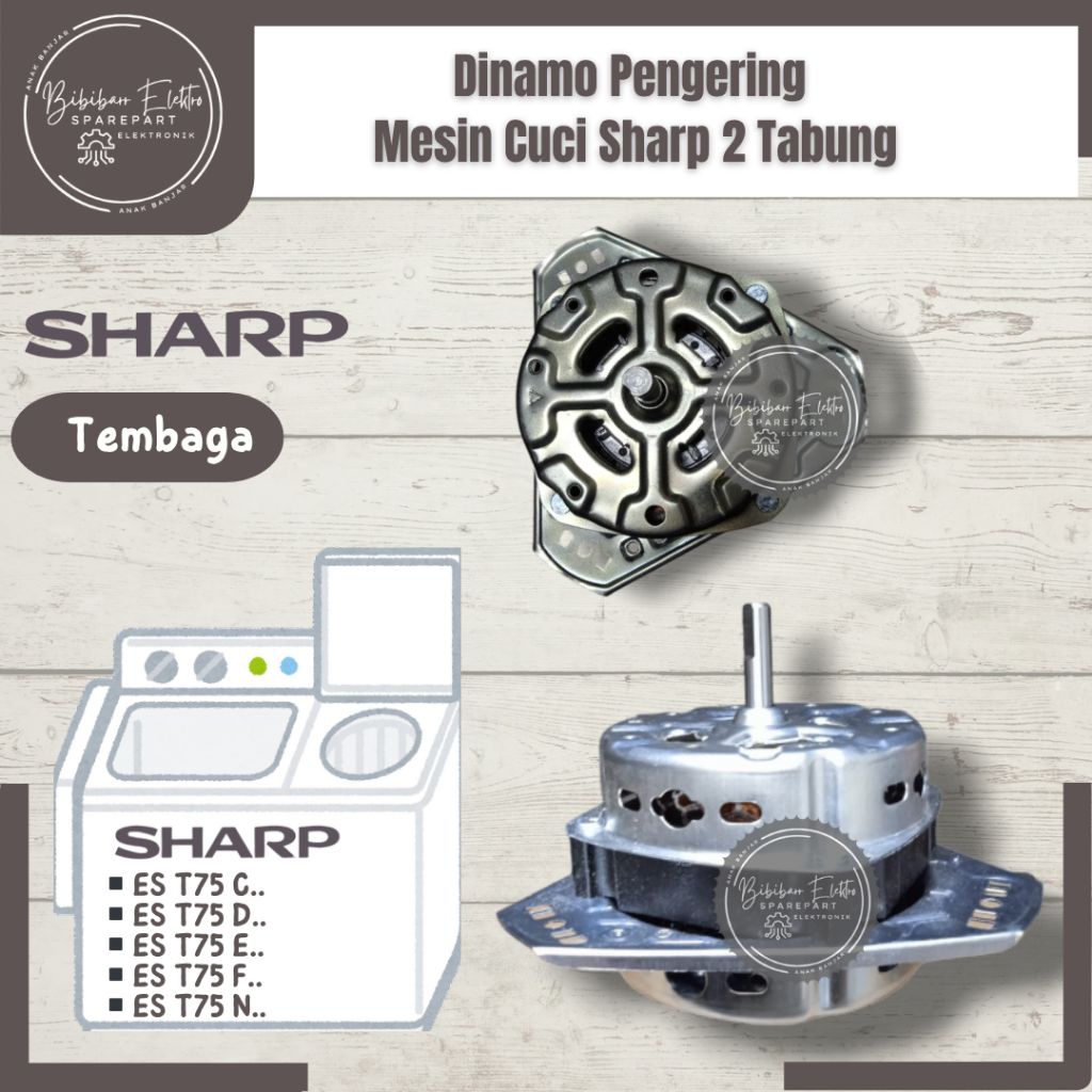 Dinamo Pengering Sharp ES T75