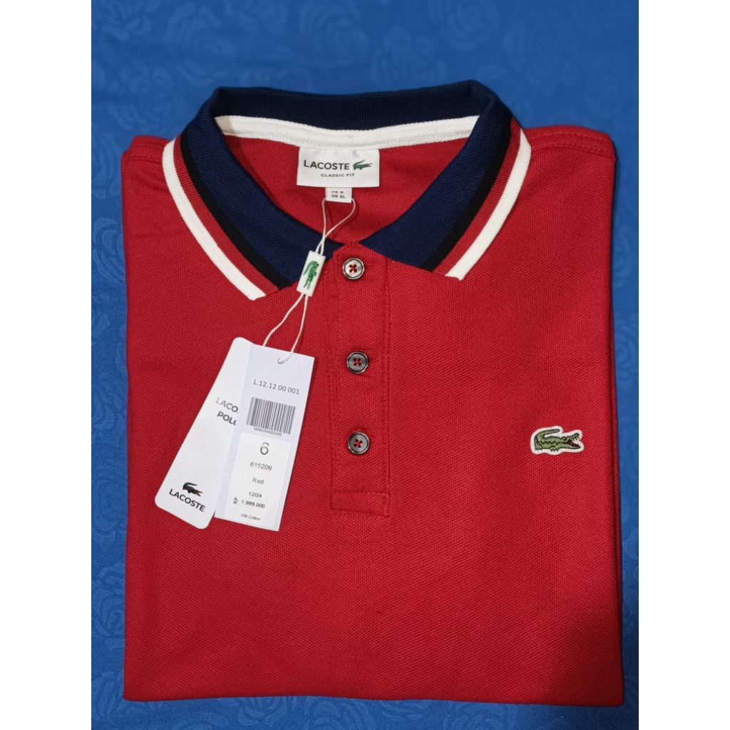 kaos kerah lacoste original