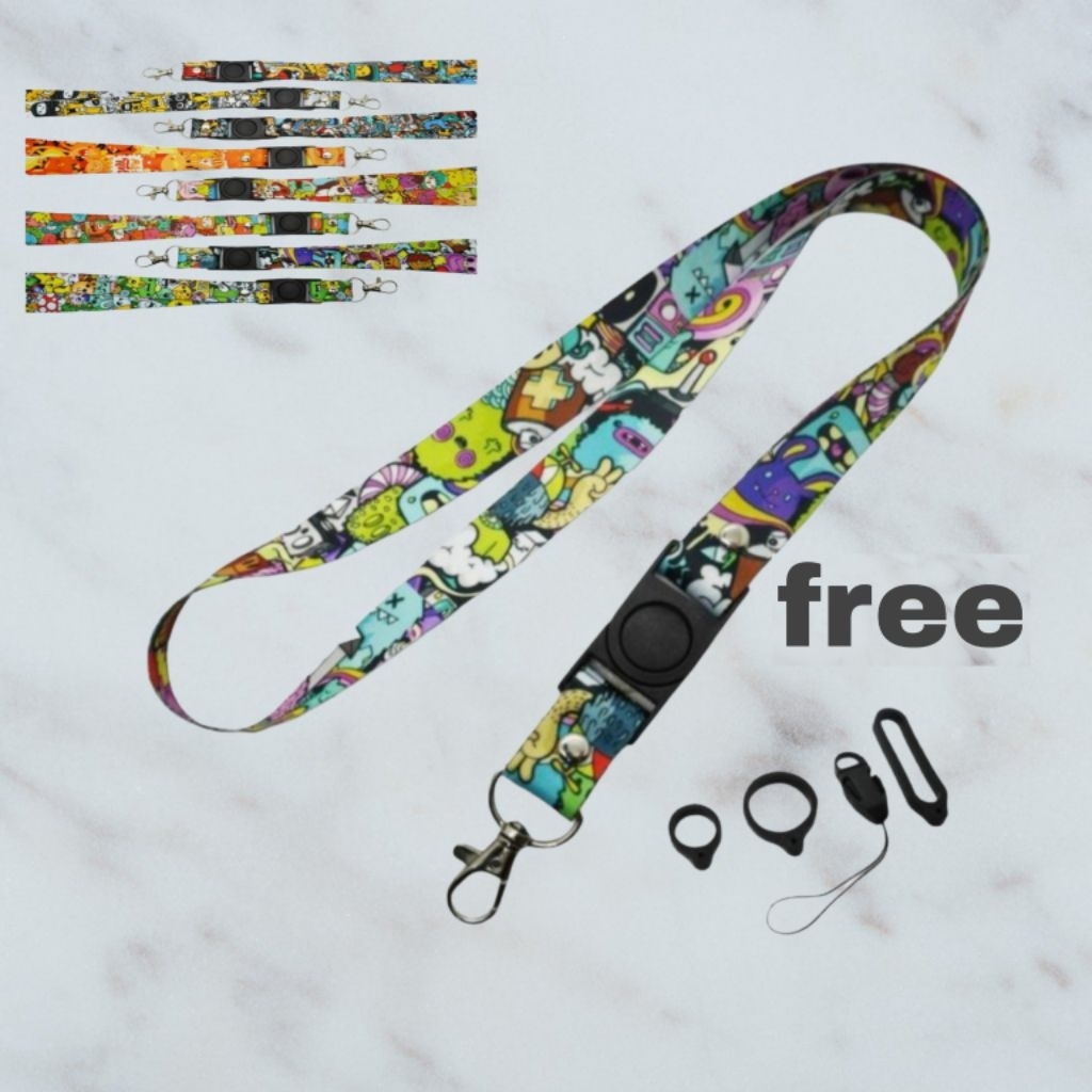 

Lanyard tisu Doodle 2 cm