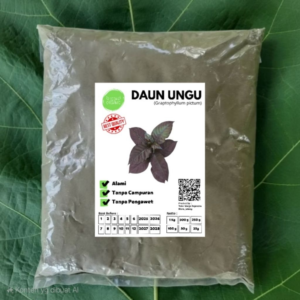 

Bubuk Daun Ungu Handeulum isi 500 Gram
