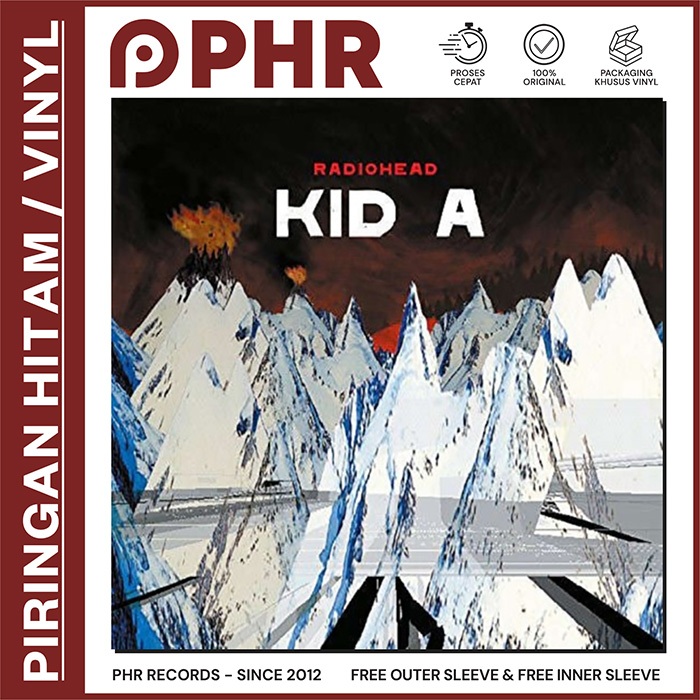 Vinyl RADIOHEAD - Kid A [Piringan Hitam/LP/PH]