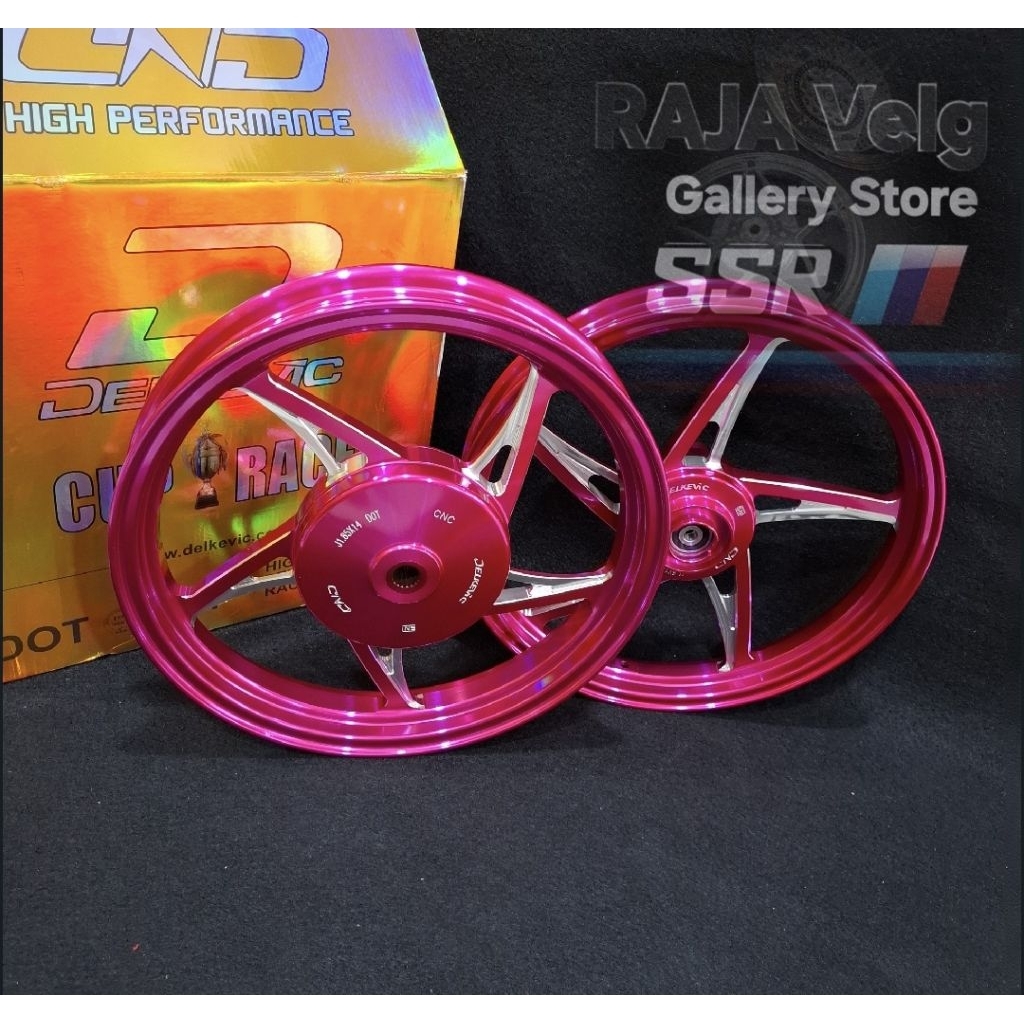 Velg Racing Kzr Delkevic K-5R Vario 115 / 150 Beat Scoopy Spin Genio mio lama M3 185x14 215x14 Origi