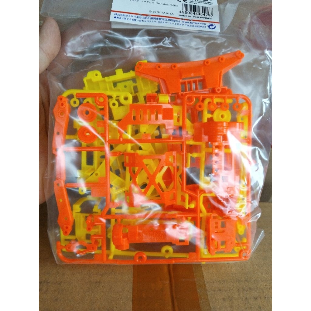 Tamiya 95479 super XX flourescent color chassis set orange and yellow