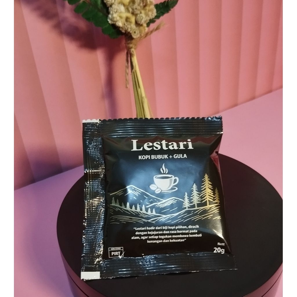 

kopi bubuk lestari kombinasi kopi robusta dan arabica 1 sachet