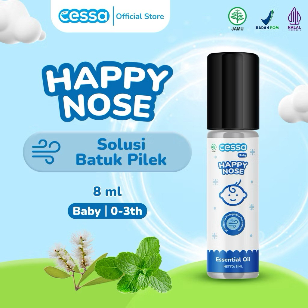 CESSA - BABY HAPPY NOSE 8 ml UNTUK 0-3 TAHUN / CESSA FLU DAN BATUK BAYI / CESSA FLU DAN BATUK