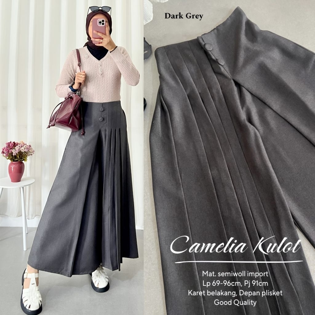 Celana kulot kerja wanita celana kulot rok celana kulot jumbo