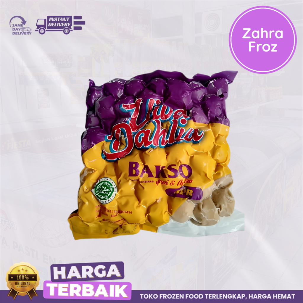 

VIVA DAHLIA BAKSO SAPI DAN AYAM 500 GR