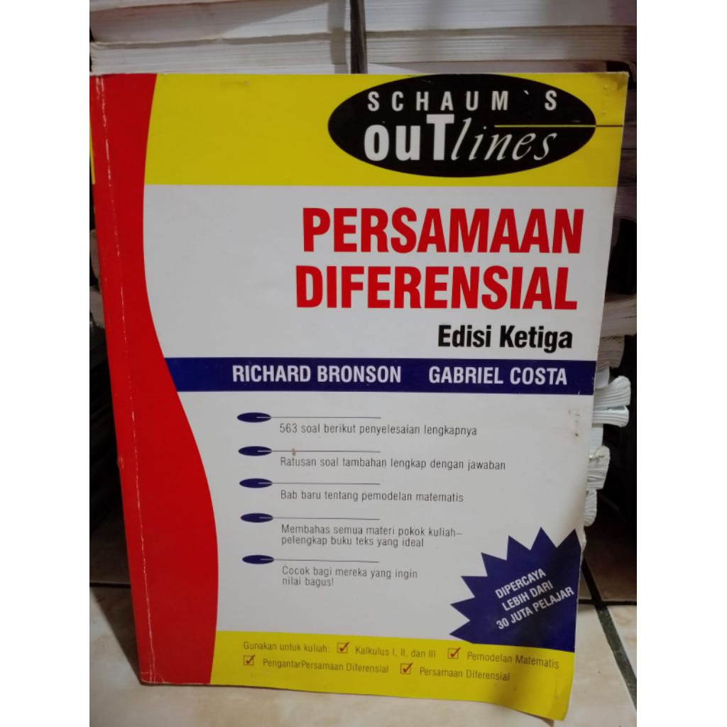 SCHAUM'S OUTLINES: PERSAMAAN DIFERENSIAL EDISI KETIGA