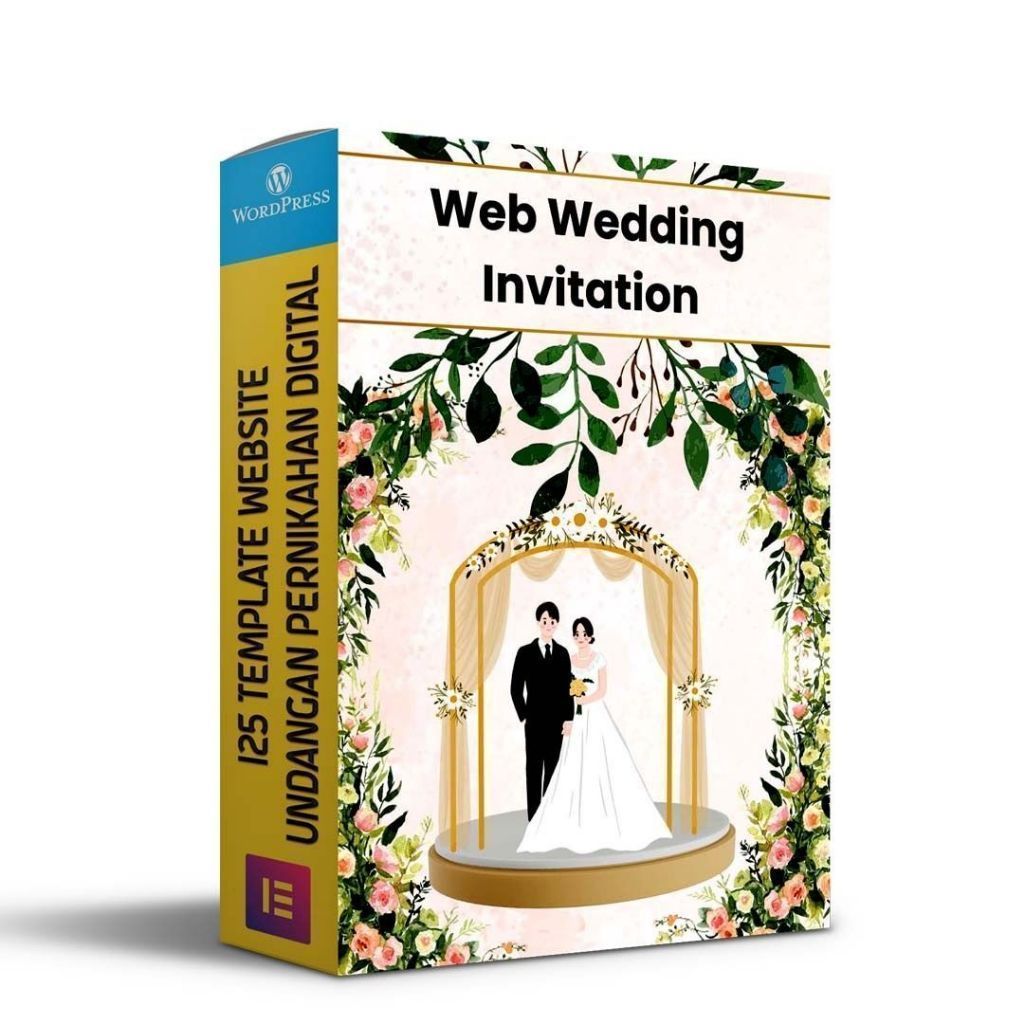LANDING STAR WEDDING - 125 Template Website Undangan Pernikahan Digital Wordpress Elementor