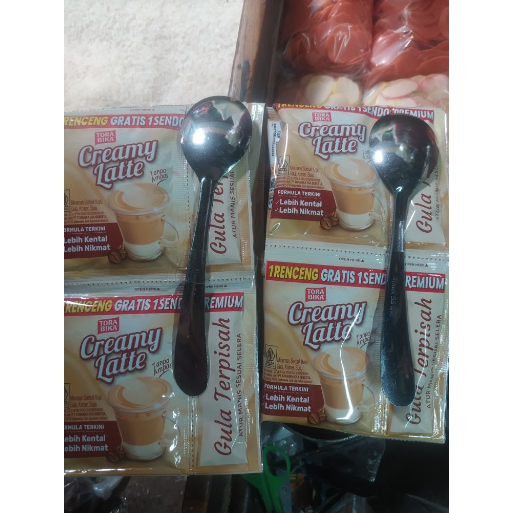 

Torabika creami latte 22g 1renceng isi 10pcs