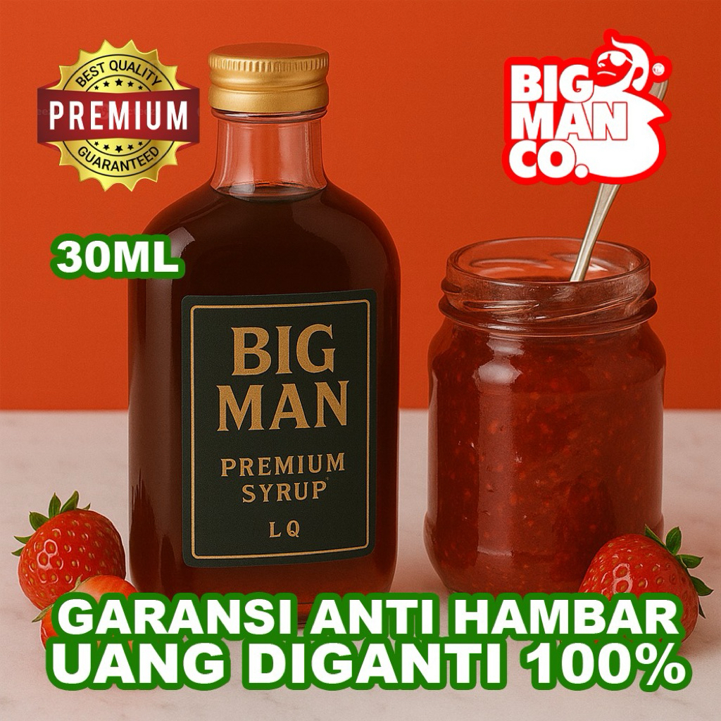 

BISA COD - SIRUP KEBUL BIGMAN NOL NC BERGARANSI 30 OZ RASA JAM SERIES (CREAMY)