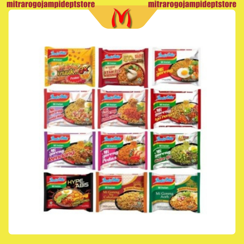 

Indomie Goreng All Variant 1 Karton (Isi 40pcs)