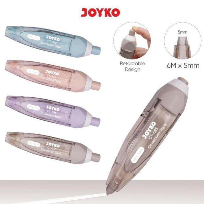 

CORRECTION TAPE (PITA KOREKSI) JOYKO CT-585 6M X 5mm