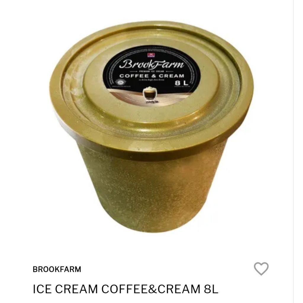 

Ice cream Brookfarm Coffee & Cream 8L Diamond