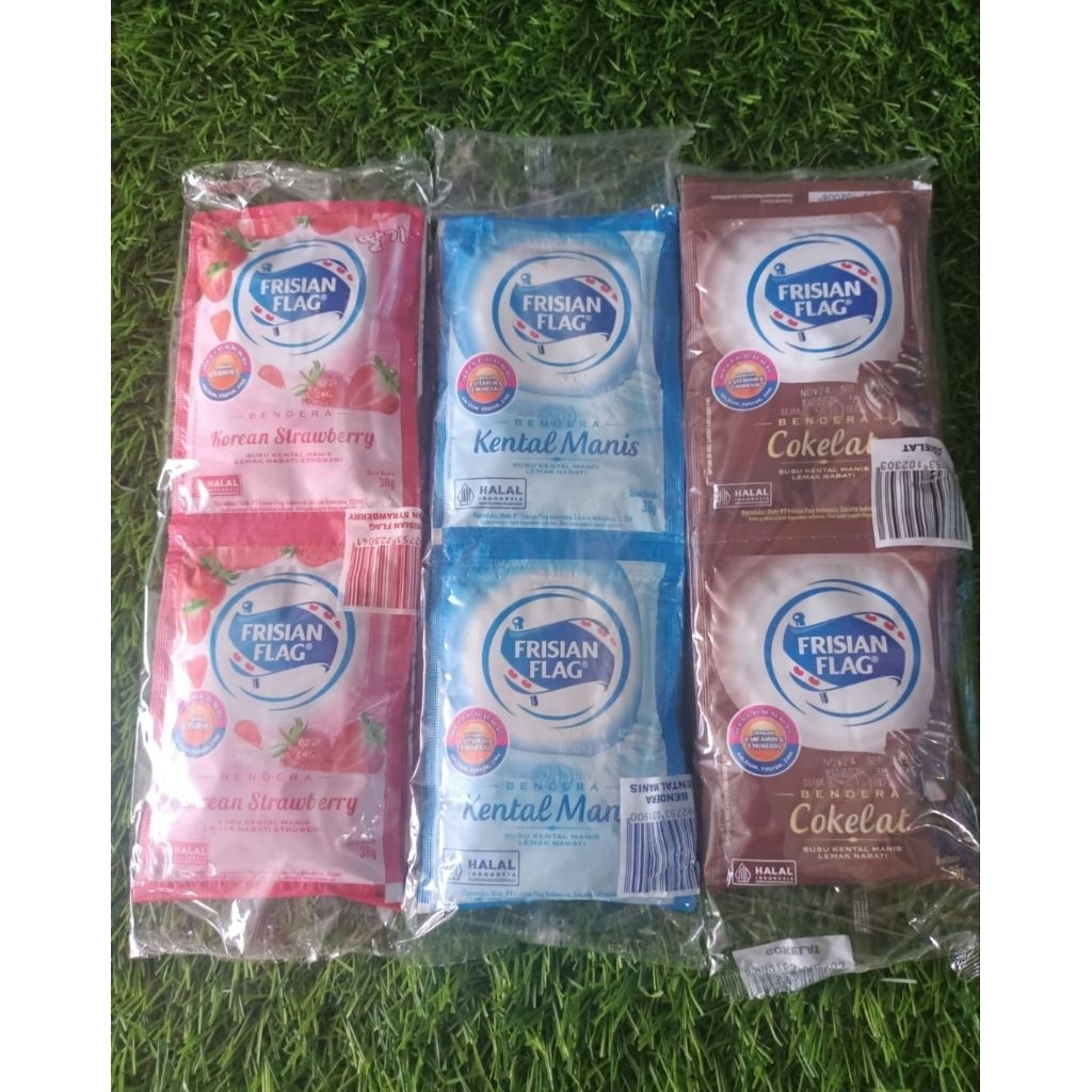 

FRISIAN FLAG susu kental manis 1 renceng isi 6pcs @38gr