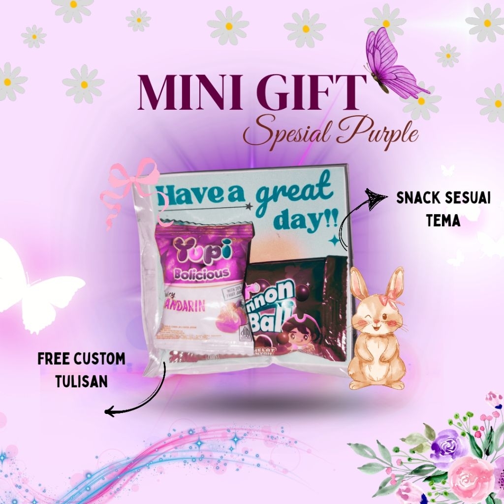

MINI GIFT SNACK | HAMPERS MINI | HARGA AFFORDABLE | COCOK DIBAGIKAN DIHARI SPESIAL BERSAMA ORANG TERDEKAT