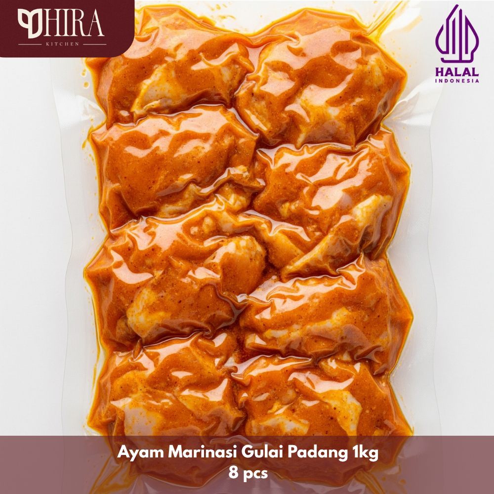 

Daging Ayam Marinasi Bumbu Gulai - 1kg 8pcs - 10pcs