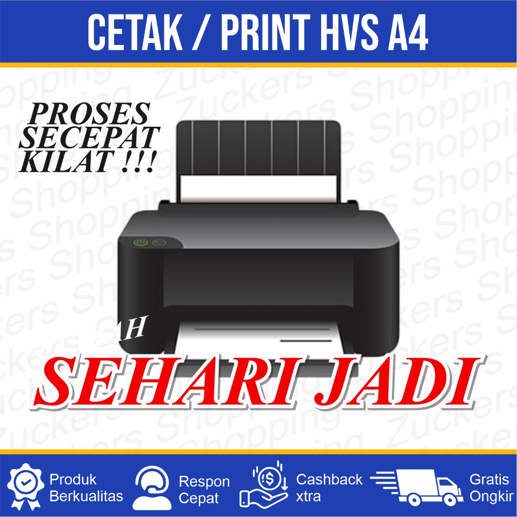 

Print / Cetak Kertas HVS Hitam Putih / Warna A4 70 75 80 gsm