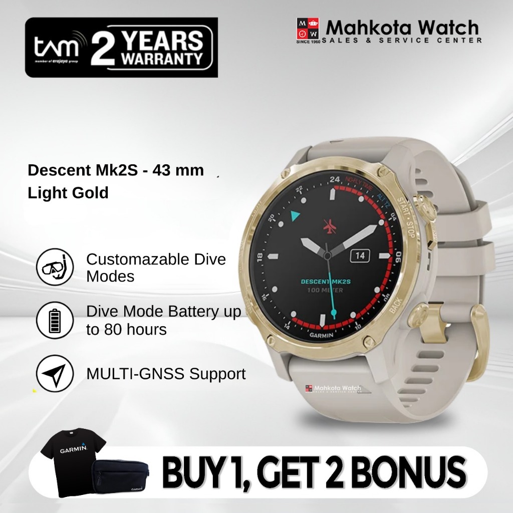 GARMIN DESCENT MK2S SMARTWATCH